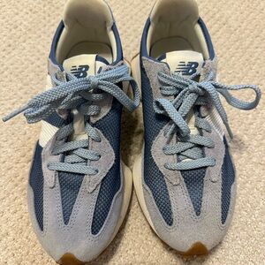 New Balance Navy and Light Gray Athletic Shoes